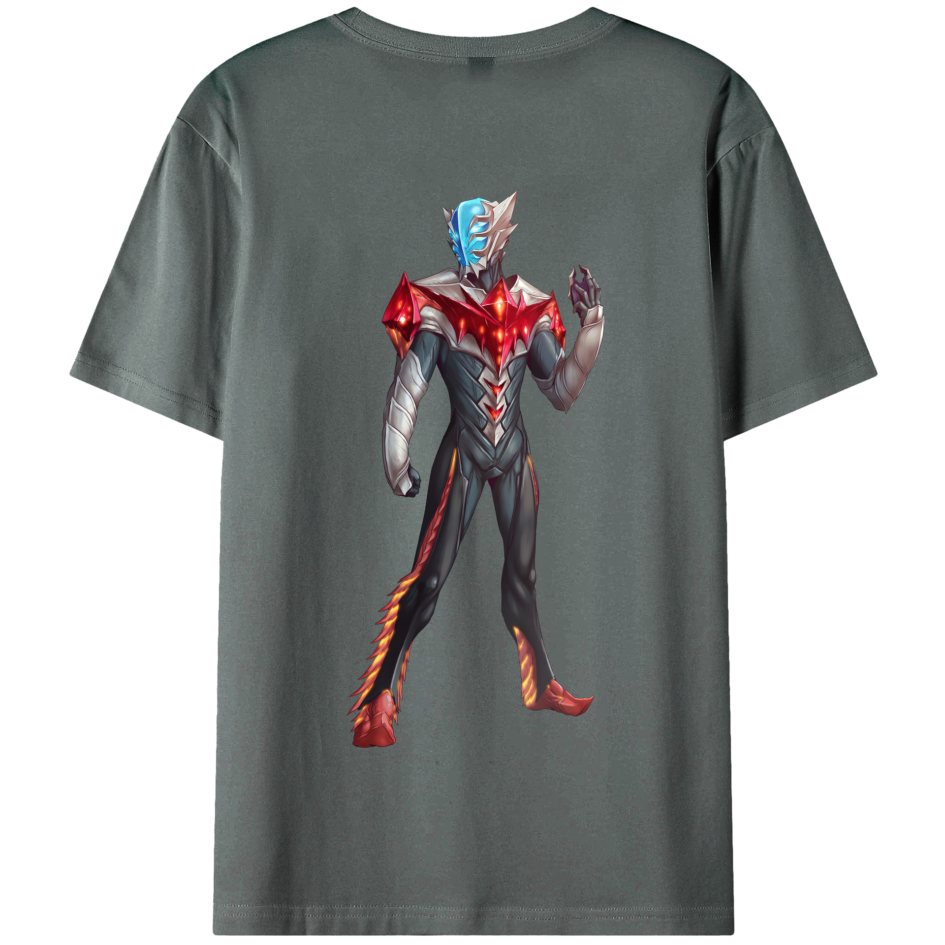 （画像用） ウルトラマン Ultraman 綿100％半袖Tシャツ（背面プリント）